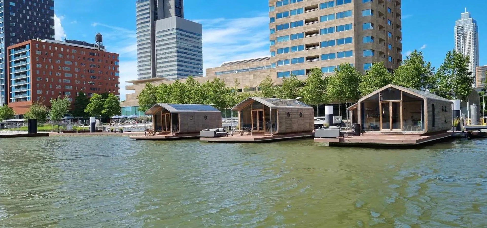 Wikkelboats At Floating Rotterdam Rijnhaven Vila 0*,